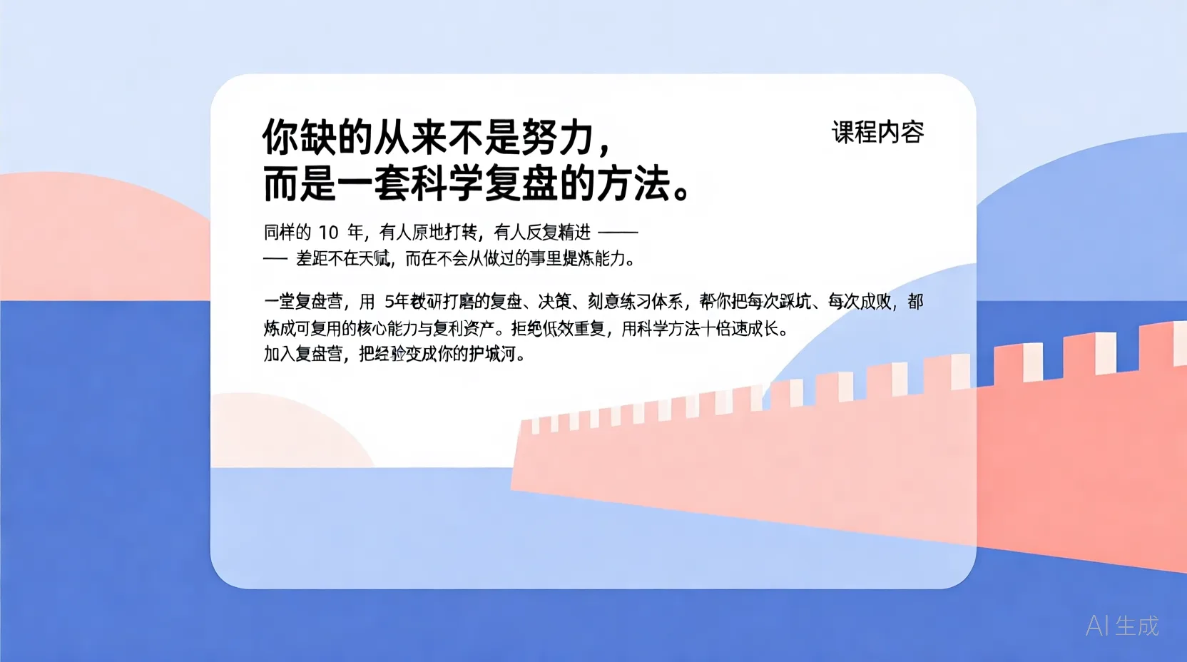 创业复盘营